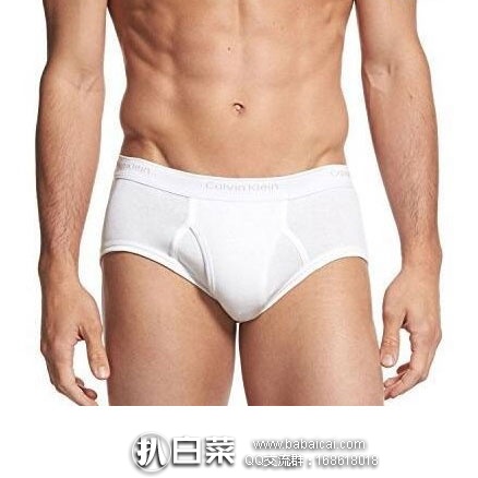 亚马逊海外购：Calvin Klein 卡尔文·克莱恩 男士纯棉三角内裤 3条装 M码 售价￥100.44，凑单免费直邮含税到手约￥130.57