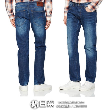 亚马逊海外购：G-Star 3301系列 男士直筒牛仔裤  现售价￥220.06，凑单免费直邮到手￥246.25