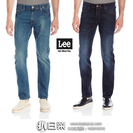 亚马逊海外购：LEE 李牌 男士修身直筒牛仔裤  现售价￥201.95，免费直邮，含税到手￥226
