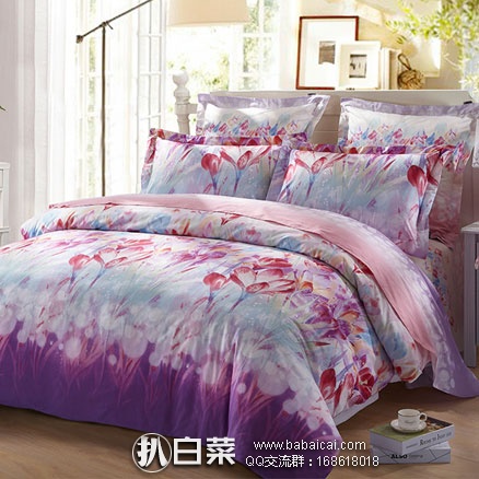 LOVO罗莱官网:精选 多款 三生三世-十里桃花系列床上用品、四件套 低至¥149.5包邮