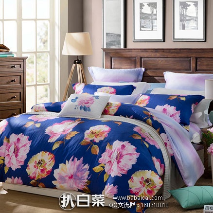 LOVO罗莱官网:精选 多款 三生三世-十里桃花系列床上用品、四件套 低至¥149.5包邮