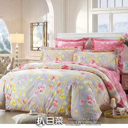LOVO罗莱官网:精选 多款 三生三世-十里桃花系列床上用品、四件套 低至¥149.5包邮
