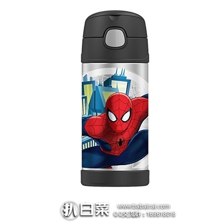 亚马逊海外购：Thermos 膳魔师 Funtainer Bottle 儿童不锈钢吸管杯360ml 降至￥71.05，凑单直邮免运费，含税到手仅￥80