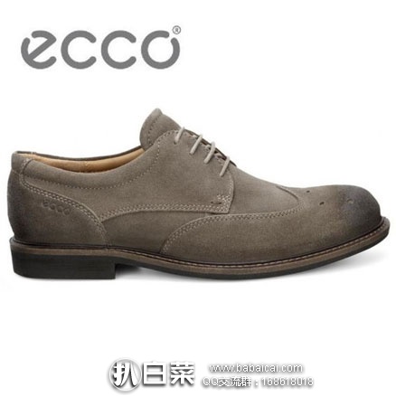 亚马逊海外购：ECCO 爱步 Findlay芬莱 男士正装系带皮鞋 现售价￥650.04，免费直邮到手￥727.39