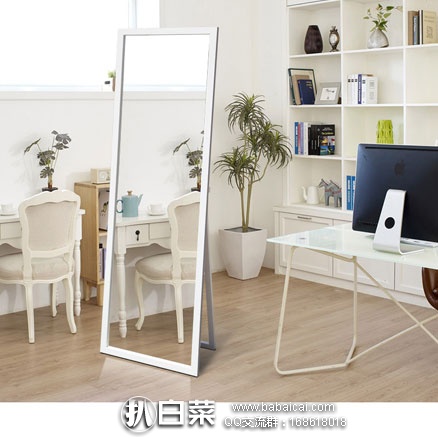 天猫商城：玉晶 YJ-CH01全实木落地穿衣镜 154×34.3cm 多色 现价￥99，领取￥10元优惠券，券后实付￥89包邮