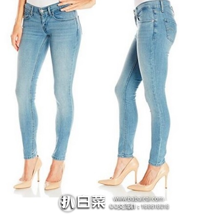Amazon：Levis 李维斯  524 Skinny 女士修身牛仔裤 特价$20.99，到手约￥190