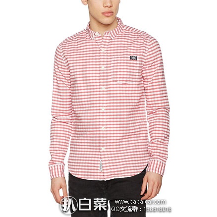 亚马逊海外购：Superdry 极度干燥 Boston 男士纯棉条纹休闲衬衫  降至￥137.37，免费直邮含税到手￥155