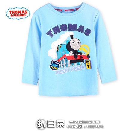天猫商城:Thomas & Friends 托马斯和朋友 正版授权男童长袖纯棉T恤 现价¥59,领取¥30优惠券,实付新低¥29包邮