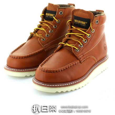 亚马逊中国：Wolverine 渥弗林 1883系列 W09093男士真皮系带靴 秒杀价￥598包邮