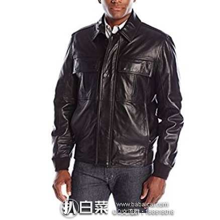 亚马逊海外购:Marc New York by Andrew Marc 安德鲁马克 男士全羊皮真皮夹克 现¥830.73,直邮免运费,含税到手仅¥929