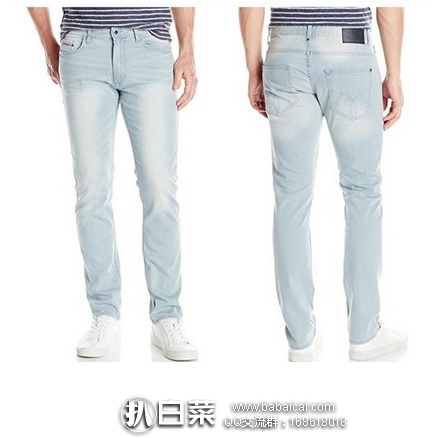 Amazon：Calvin Klein Jeans 男士修身牛仔裤 原价$80，现历史新低$15.96，到手约￥150