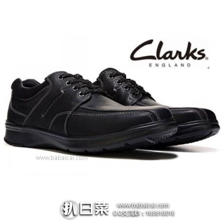 亚马逊海外购：Clarks 其乐 男士真皮健步休闲鞋 降至￥300.44，免费直邮到手￥336
