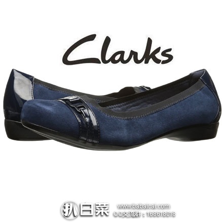 亚马逊海外购：Clarks 其乐 Kinzie Light 女士小羊皮平底单鞋  限US5码，降至￥155.92，凑单免邮含税到手￥174.48