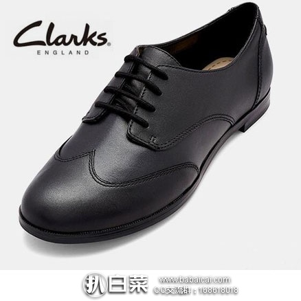 亚马逊海外购：Clarks 其乐 Andora Trick女士  经典圆头真皮系带鞋 现售价￥309.73，免费直邮到手￥346.59