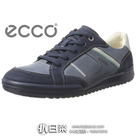 亚马逊海外购：ECCO 爱步 Fraser 弗雷泽 男士真皮休闲鞋  现售价￥476.63，免费直邮含税到手￥533