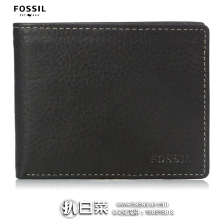 亚马逊海外购：FOSSIL 化石 Lincoln 男士真皮钱包 降至￥187.23，凑单免费直邮含税到手￥209.51