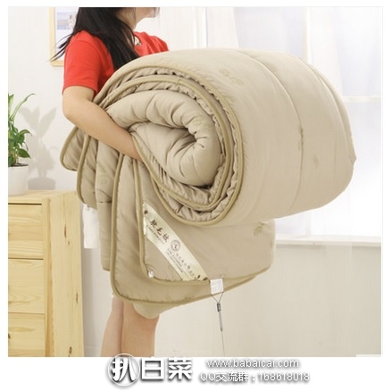 天猫商城：蓝联 驼毛被被芯150×200cm 单人春秋款4斤 现特价￥136，领取￥40优惠券，实付￥96包邮