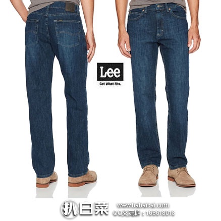亚马逊海外购：LEE 李牌 男士直筒牛仔裤 降至￥150左右，凑单免费直邮含税到手￥169