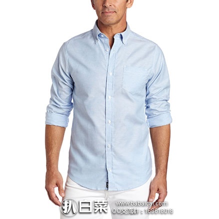 亚马逊海外购：Lee 李牌 男士 经典纯色款 Oxford棉质混纺长袖衬衫 3色  降至￥82.68起，凑单免费直邮含税到手￥92.52