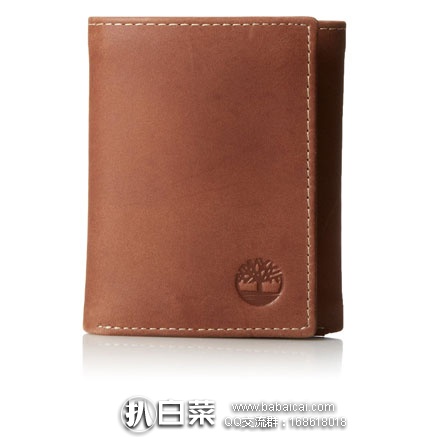 亚马逊海外购：Timberland 天木兰 Hunter 男士真皮三折钱包 降至￥89.55，凑单免费直邮含税到手新低￥100