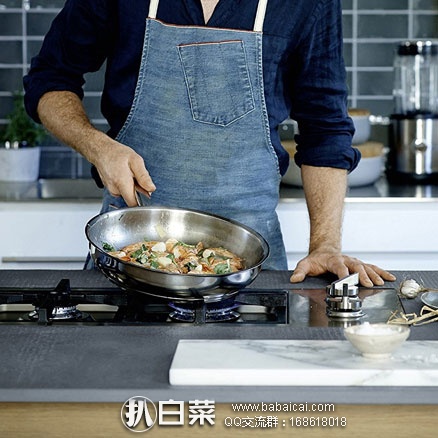 亚马逊中国:WMF 完美福 PROFI-PFANNEN系列 不锈钢平底煎锅 28cm 秒杀价¥¥399包邮