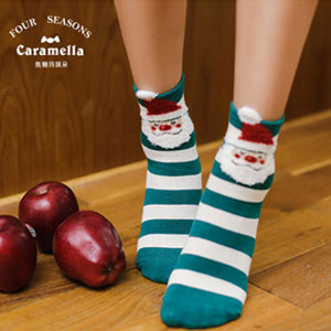 天猫商城：CARAMELLA 日系学院风中筒棉袜 买1送2，拍3件（9双）双重优惠后￥29.9包邮