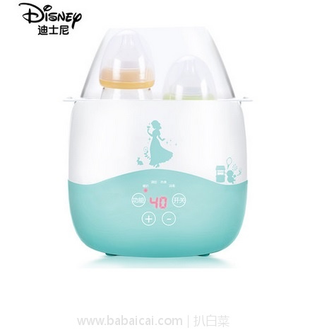 天猫商城：Disney 迪士尼 温奶器奶瓶消毒器二合一 DSN-MK15D 送奶瓶夹+清洁刷+蒸蛋架 现特价￥99，领取￥50优惠券，实付￥59包邮