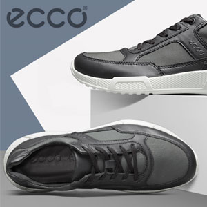 6PM：ECCO 爱步 Luca系列 男士系带牛皮运动板鞋  降至5折$74.99