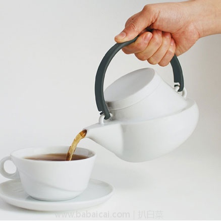 Kinto Ridge系列 白瓷茶壶