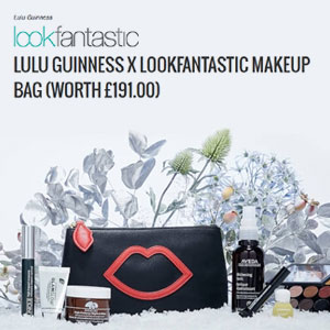 Lookfantastic：Lulu Guinness X Lookfantastic合作限定款美妆套装 7.5折￡48.75（约￥430元）