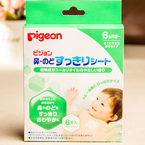 日本亚马逊：Pigeon贝亲 婴儿呼吸舒缓贴 鼻通贴 14枚 新低638日元（约￥37）