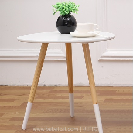 淘宝Taobao：极有家认证，美米空间 北欧创意 实木桌子小茶几 现价￥99，领取￥30优惠券，实付￥69包邮