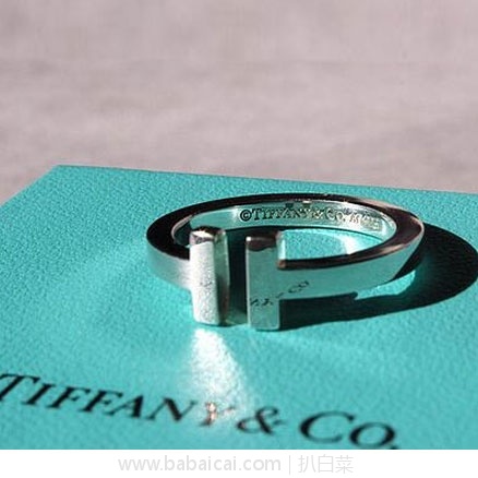 乐天国际：TIFFANY & Co 蒂凡尼 2017新款 T系列 亮银女士戒指 37300日元可直邮（约￥2430，返1990日元积分）