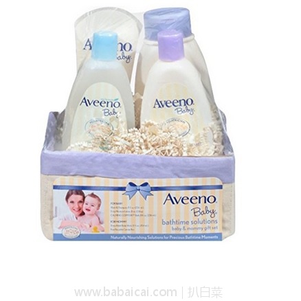 亚马逊海外购：Aveeno 艾维诺 宝宝日常洗护套装 现特价￥169，凑单或买3套减￥100实付￥135.7/套