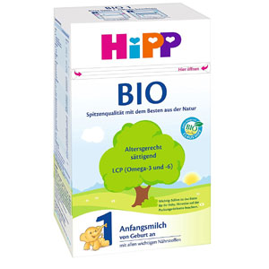 亚马逊海外购：Hipp 喜宝 Combiotik 有机婴幼儿奶粉1段 0-6个月 600g*4盒装 现价￥328元，直邮免运费，含税到手价为367元，折合￥92元/盒