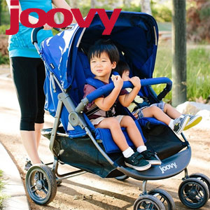 亚马逊海外购：美国 Joovy Scooter X2 双胞胎推车-蓝色 下单3.5折后实付￥1198.75包邮包税