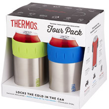 亚马逊海外购：Thermos 膳魔师 易拉罐保冷杯 350ml*4件装 降至￥164.24元，凑单免费直邮，含税到手约￥183.74