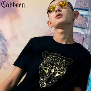 天猫商城：Cabbeen 卡宾 男士纯棉豹头短袖T恤 两色可选，现价￥159，领取￥20优惠券，券后实付￥139包邮