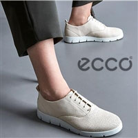 6PM：ECCO 爱步 贝拉系列 女士轻盈系带厚底板鞋 降至新低$64