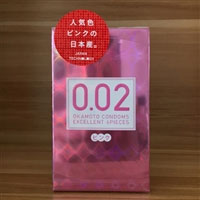 日本亚马逊：Okamoto冈本 PINK 002 粉色超薄避孕套6只装 低价591日元（约￥35）