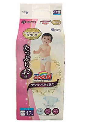 日本亚马逊：日本GOO.N大王L52、XL42棉花糖及L38天使系列补货好价，手快哦！