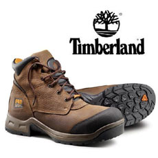 6PM：Timberland PRO 天木兰 男士 TriFlex真皮N防6英寸工装靴 原价$200，降至3.5折$69.99