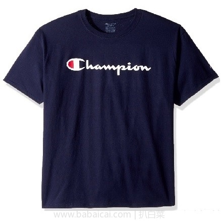 亚马逊海外购：Champion 中性经典logo打底T恤 降至￥85，凑单直邮免运费，含税到手仅￥95