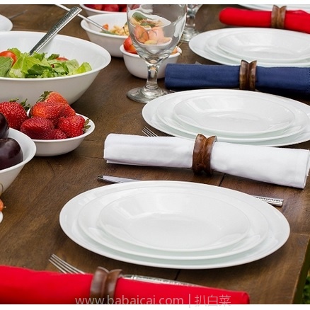亚马逊海外购：Corelle 康宁餐具 Livingware Dinnerware 20件套餐具套装  现￥252.81，直邮免运费，到手新低约￥283