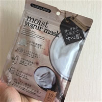 日本亚马逊：Moist yogur mask 酸奶豆乳净白滋润修护面膜 10片装 特价648日元（约￥37.5）