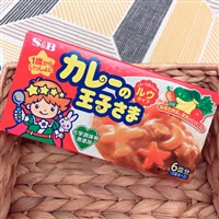 日本亚马逊：日本S&B王子咖喱1岁以上宝宝儿童咖喱块不辣儿童拌饭美味 80g×5个 特价1045日元（约￥60.5）