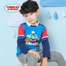 天猫商城：Thomas & Friends 托马斯和朋友 正版授权男童纯棉长袖上装  现价￥69，领取￥30优惠券，实付￥39包邮