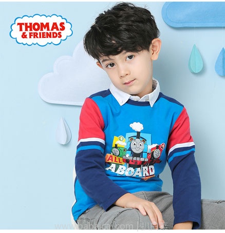 天猫商城：Thomas & Friends 托马斯和朋友 正版授权男童纯棉长袖上装 现￥69，领券减￥30，实付￥39包邮