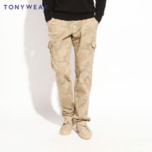 天猫商城：TONY WEAR 汤尼威尔 男士全棉斜纹迷彩印花休闲裤 两色可选，降至￥169，领取￥100优惠券，券后实付￥69包邮
