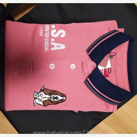 天猫商城：Hush Puppies 暇步士 夏季儿童纯棉短袖T恤POLO衫 3色可选 特价￥99，前1小时半价￥49.5，凑单满减券更便宜，可做到￥38左右！